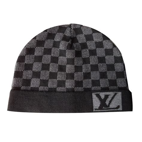 louis vuitton bonnet gris|louis vuitton knit hat.